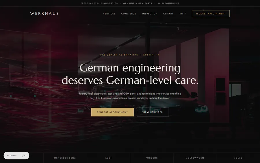 Euro Haus — Werkhaus Automotive website design