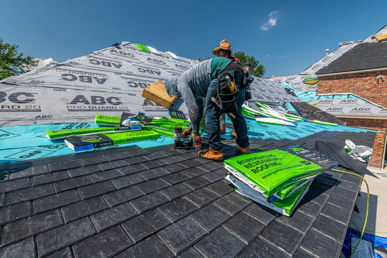 Installing new architectural shingles