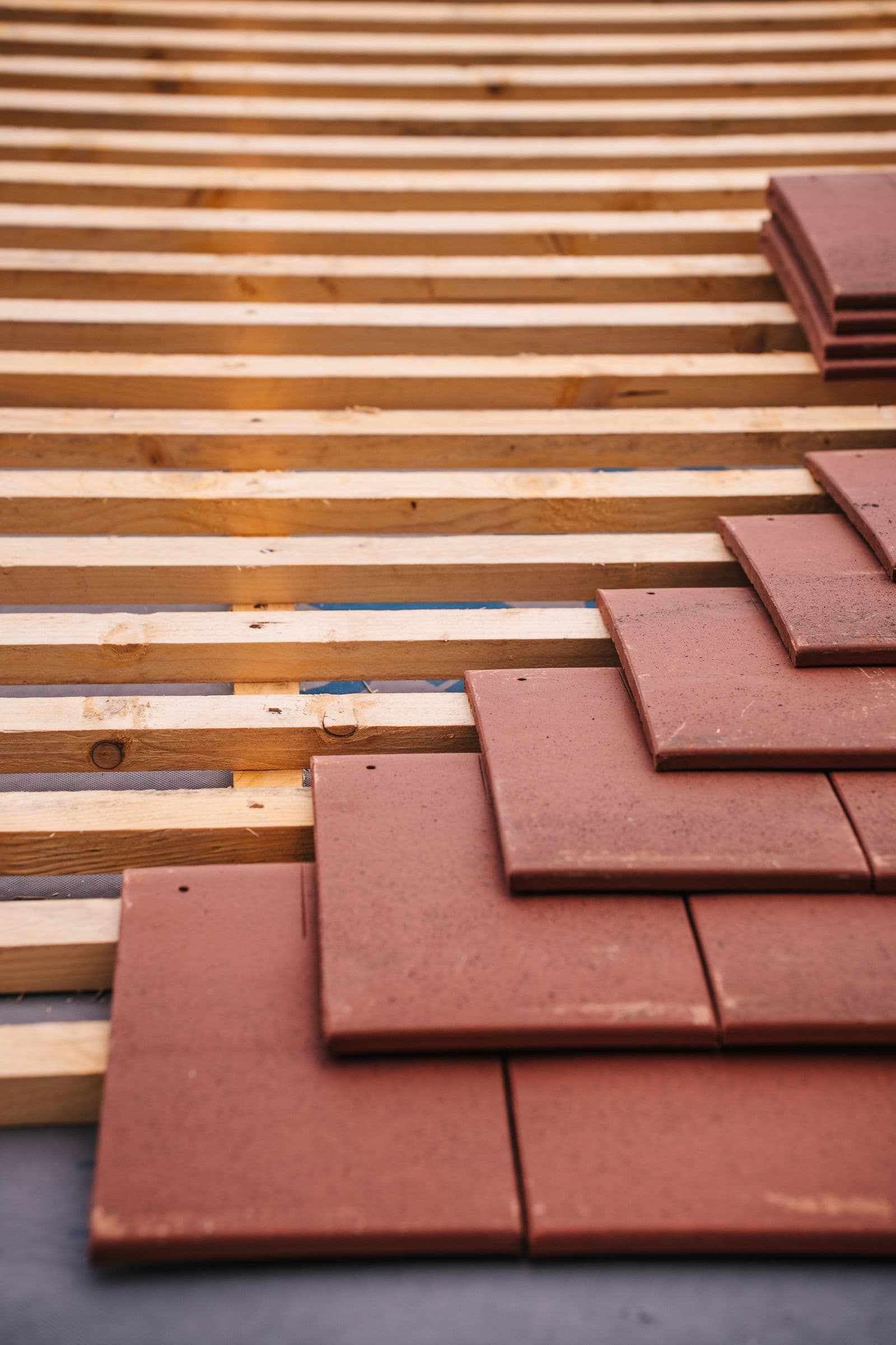 Close-up of premium shingle detail