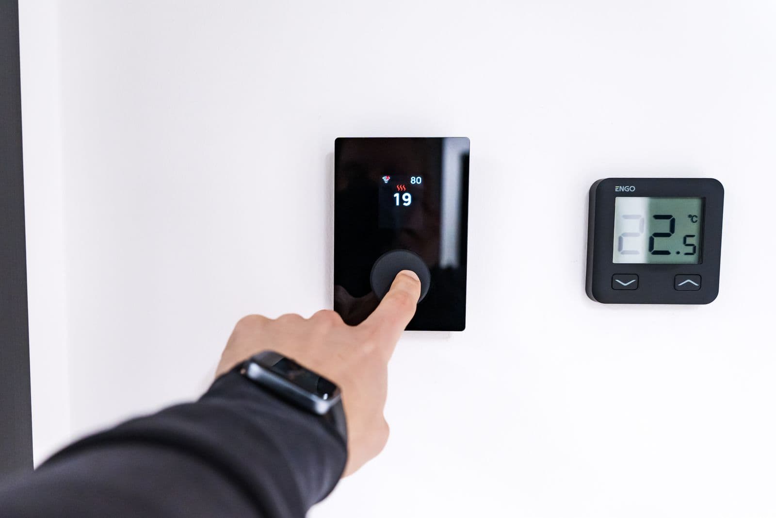 Smart thermostat setup