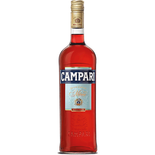 Bottle shot of Campari