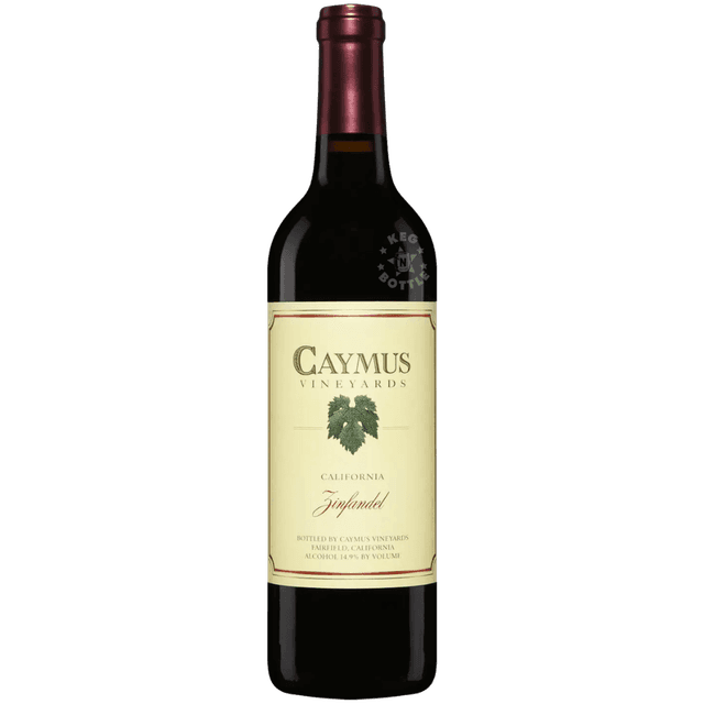 Bottle of Caymus California Zinfandel
