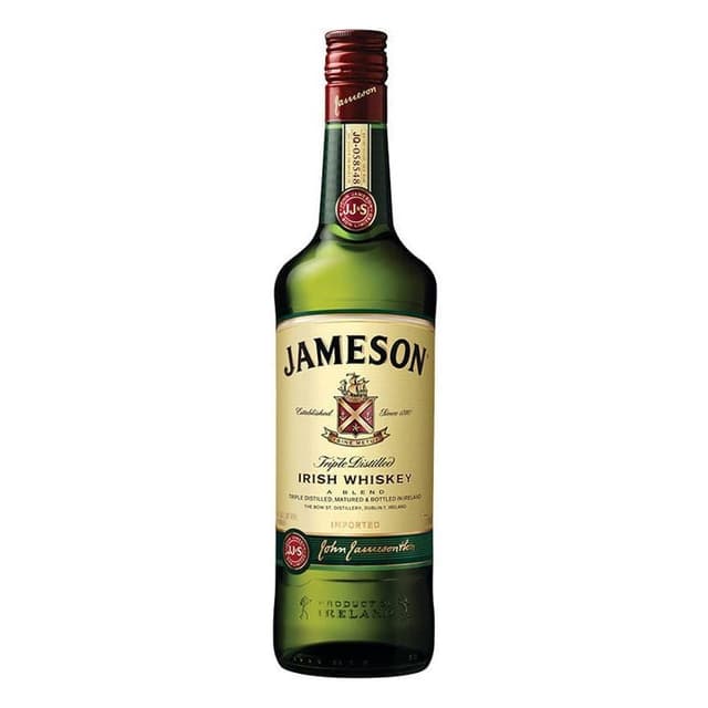 Bottle of Jameson Irish Whiskey