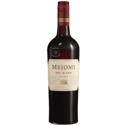 Bottle of Meiomi Red Blend