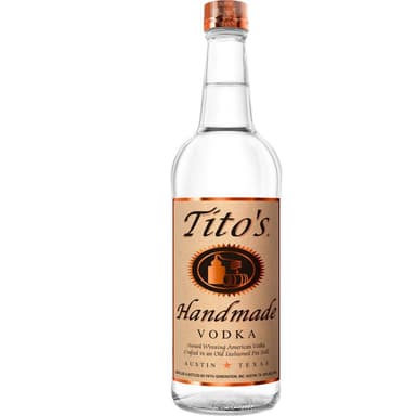 Bottle of Tito's Handmade Vodka