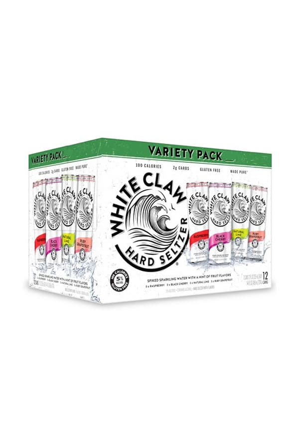 Bottle shot of White Claw Variety 12-Pack