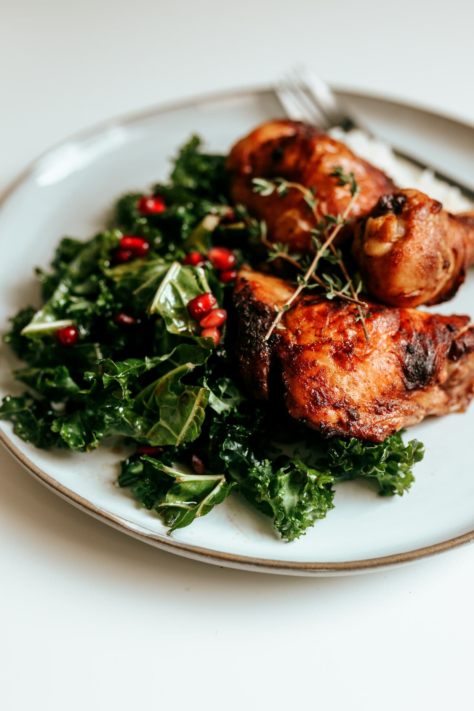 Charred tandoori-style chicken wings